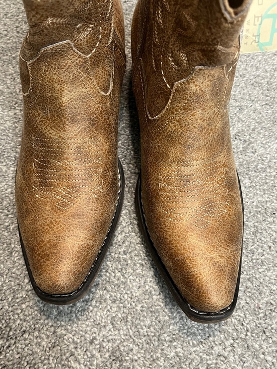 Roper Brown Western Ankle Boots Women’s 10 NWT - Picture 3 of 10